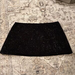 Sequin mini skirt